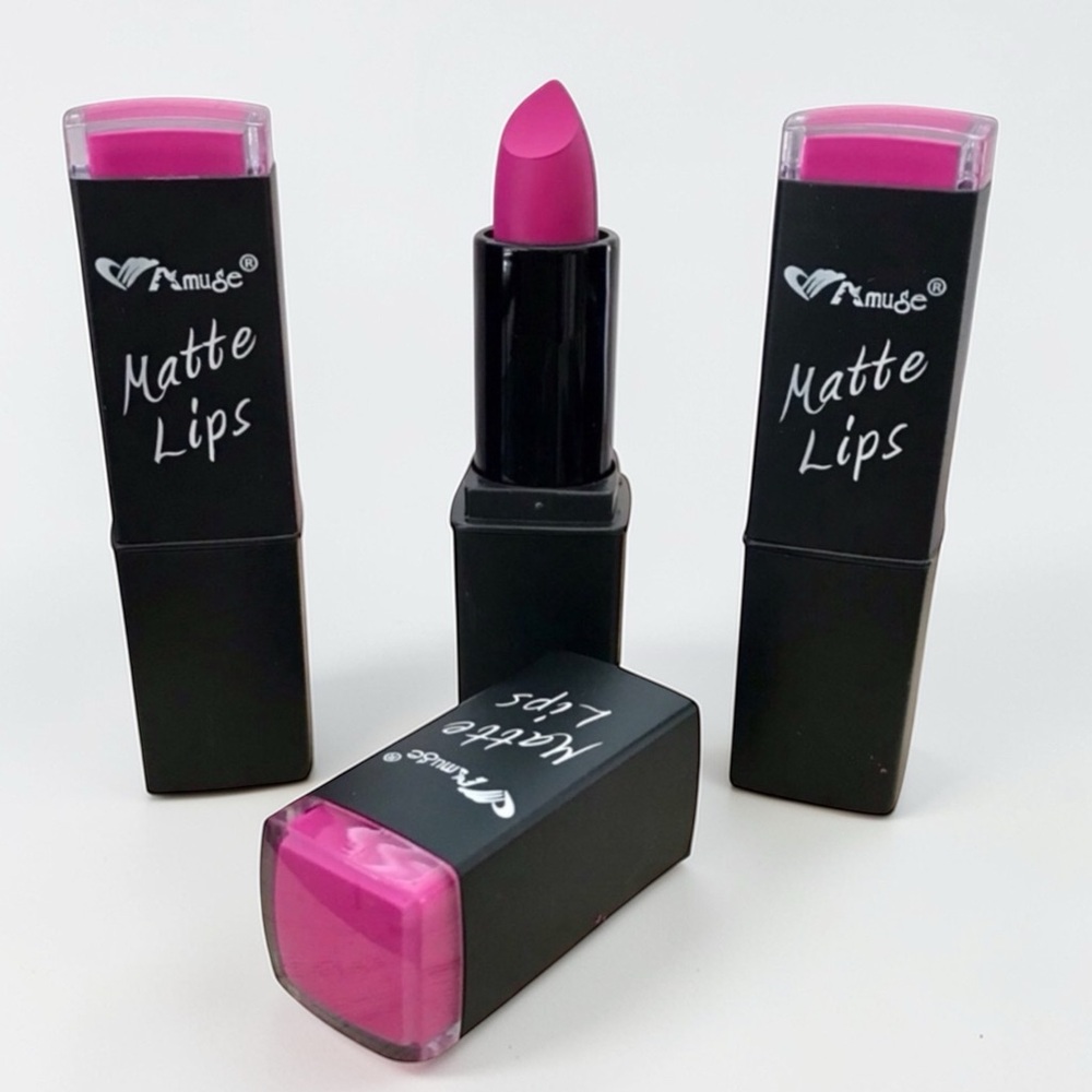 🆕3pcs Amuse Matte Lips Lipstick